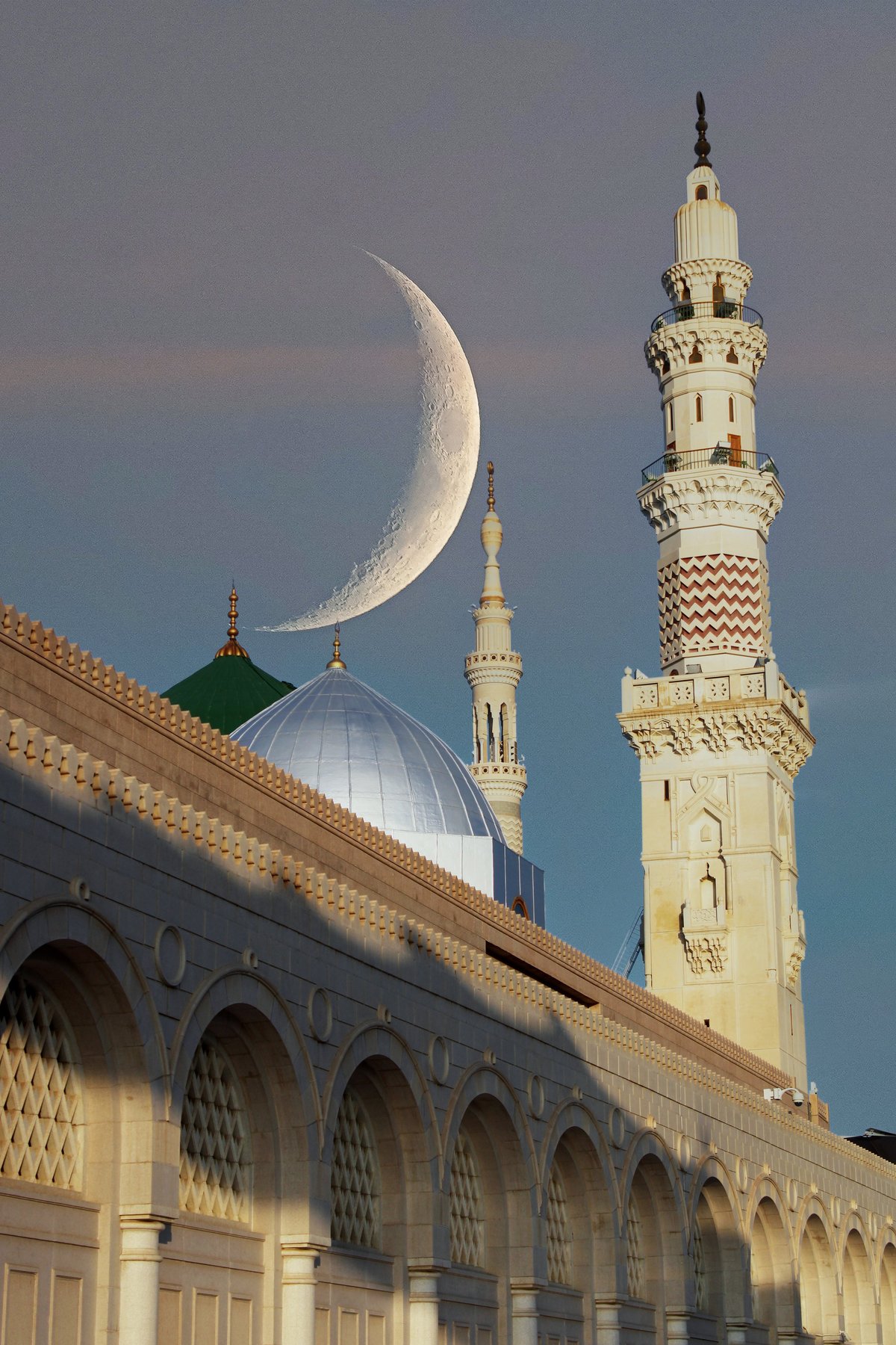 Mosque at sunset